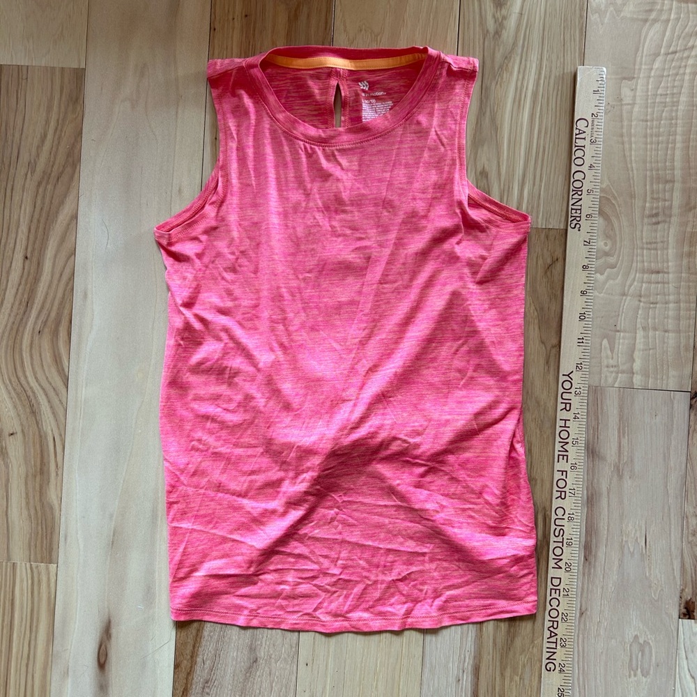 Like New! All in Motion Pink/Orange Space Dye Tank